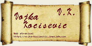 Vojka Kočišević vizit kartica